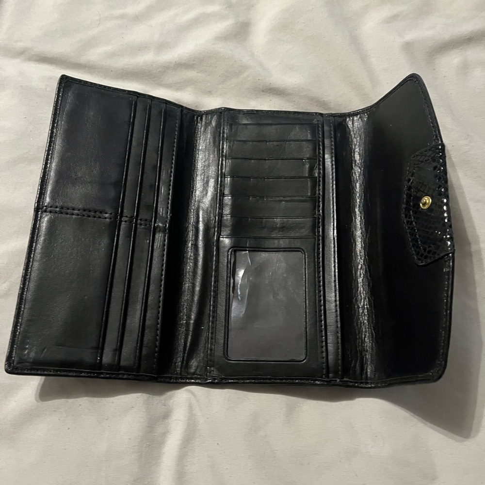 Coach Wallet With Black Python Detail - image 2